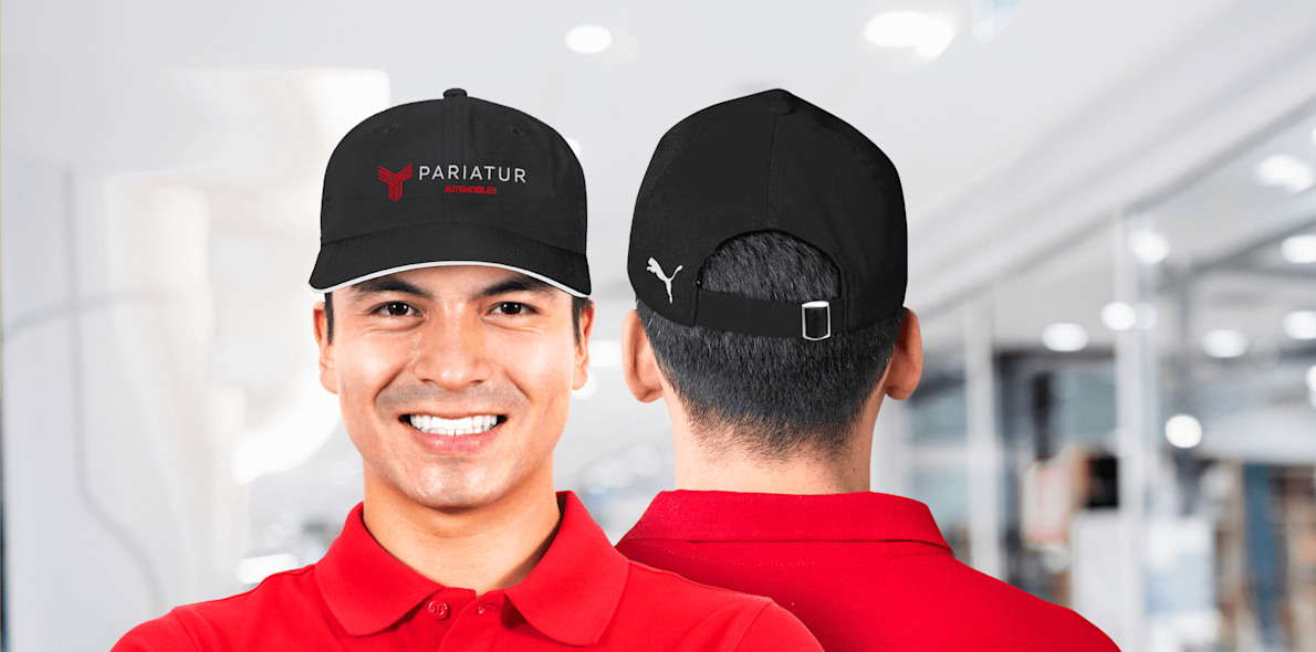 Puma logo store cap